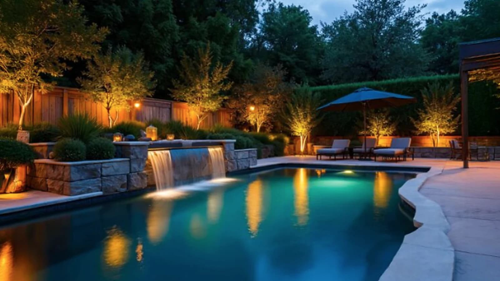 Sondgeroth Pools lifestyle imagery from the new website.